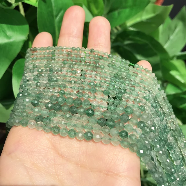 아름다운 아벤츄린 원형 작은 비즈로 고급스러운 쥬얼리와 크래프트를 손쉽게 제작하세요.