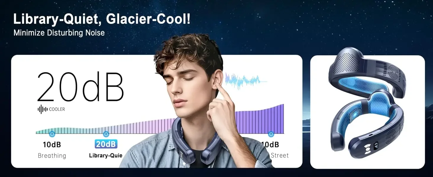 neck fan with tiny noise