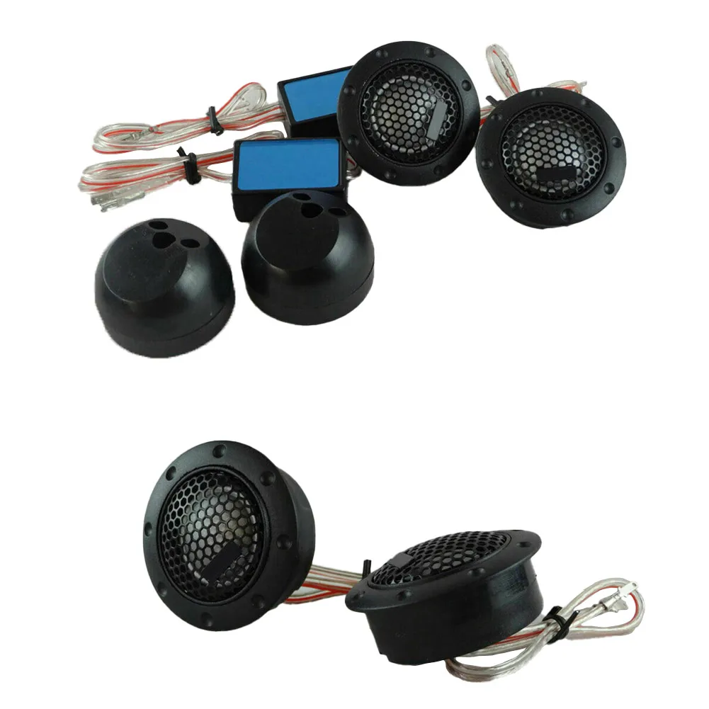 자동차 스피커 트위터 액세서리 4000Hz-26Khz 밸런스드 카 오디오 교체용 소프트 돔 12-24V 2.5CM 1인치 새 제품