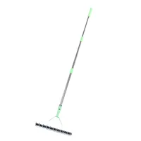 Bow Rake Dethatcher Rake Thatch Rake 3 Sections Stainless Steel Dethatcher Lawn Rake for Clearing Dead Grass Grass Grooming Rake 1