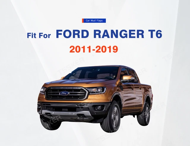 Parafanghi Auto Per Ford Ranger 2011-2019 - 4 Pezzi, Anteriore E Posteriore - Senza Fori