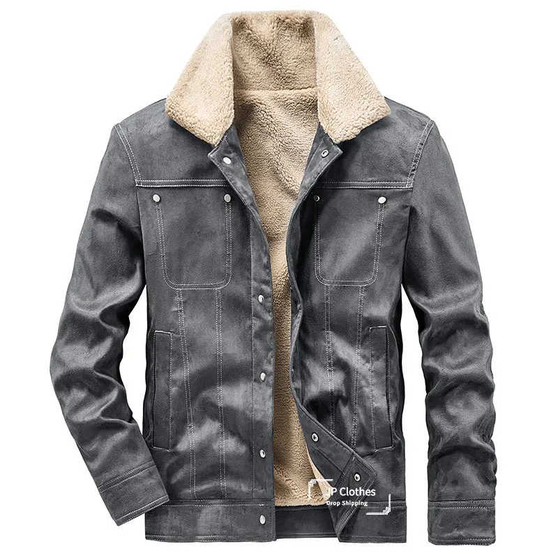 

Men Winter Thick Jacket Men's Autumn And winter New Cotton Jacket Men's Work Clothes Casual Men's Cotton Clothes 4XL 5XL