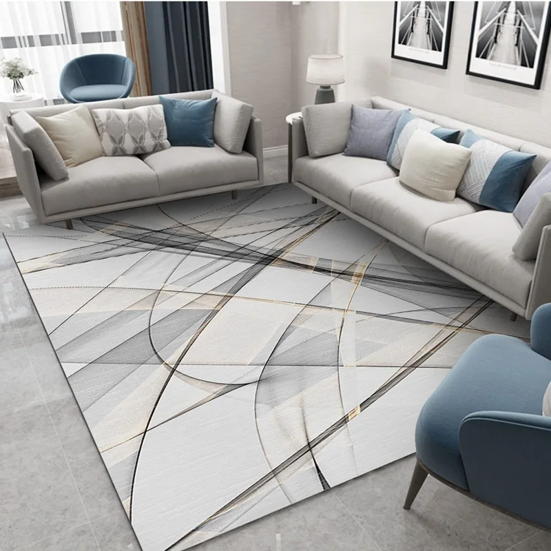 

Modern Luxury Carpet Living Room Large Coffee Table Sofa Blanket Bedside Blanket Floor Tapis Salon Moderne Bedroom Nordic C6B