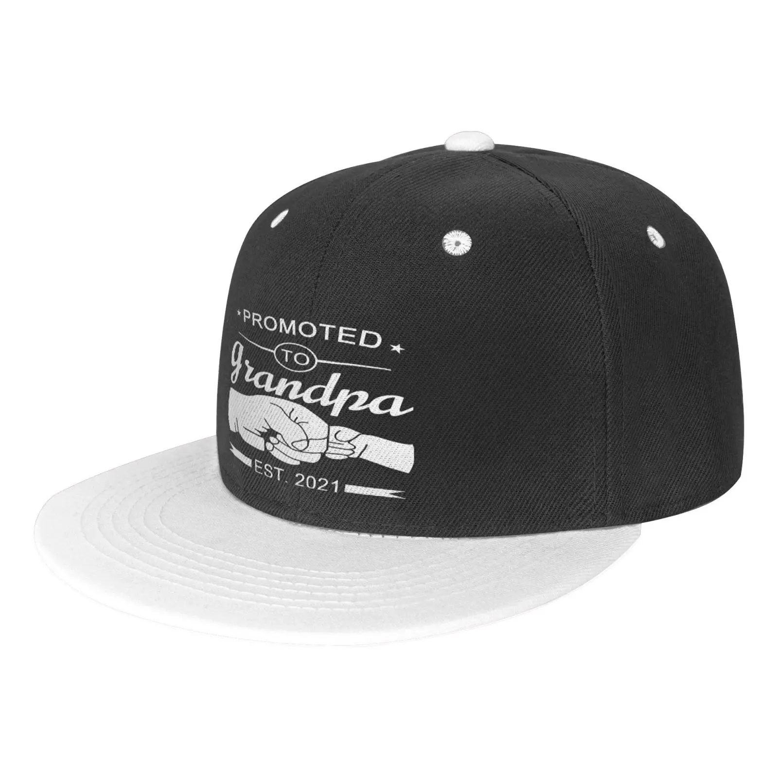 Promoted To Grandpa Est Shirtannounce Cap Hip Hop Hats Cowboy Hat For Girls Caps Women Beret Men's |
