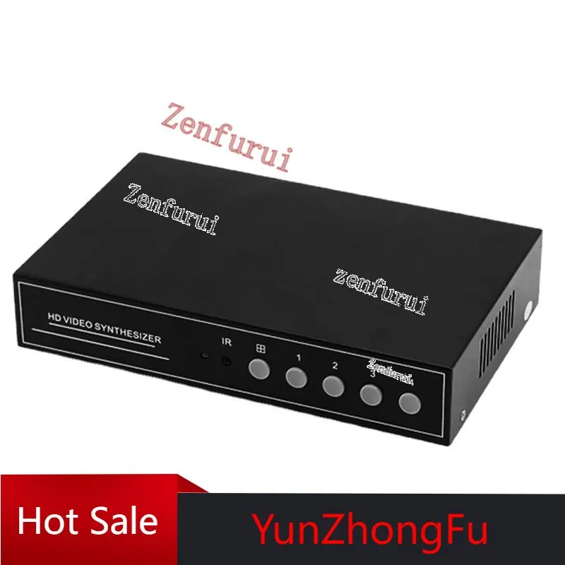 Vga Image Splitter Fotocamera Industriale 2-Way/4-Way Stesso Schermo Pc Schermo Diviso 4-In E 1-Out Sintetizzatore Di Immagini