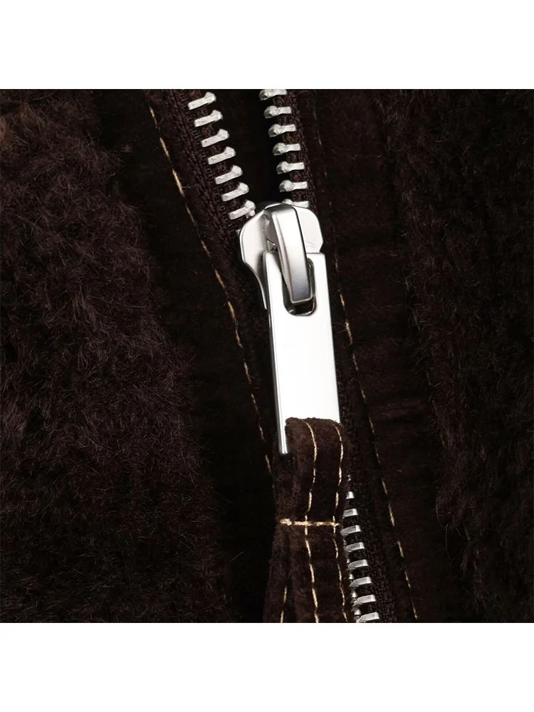 2025 Women's Faux Fur Jackets Coat Autumn New Chic Elegant Warm Fur Leather Women's Leisure Coat Fashion Comfort Outerwear