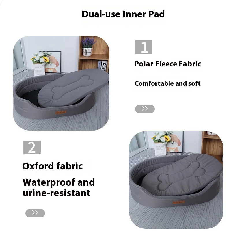 Waterproof Square Dog Bed 2