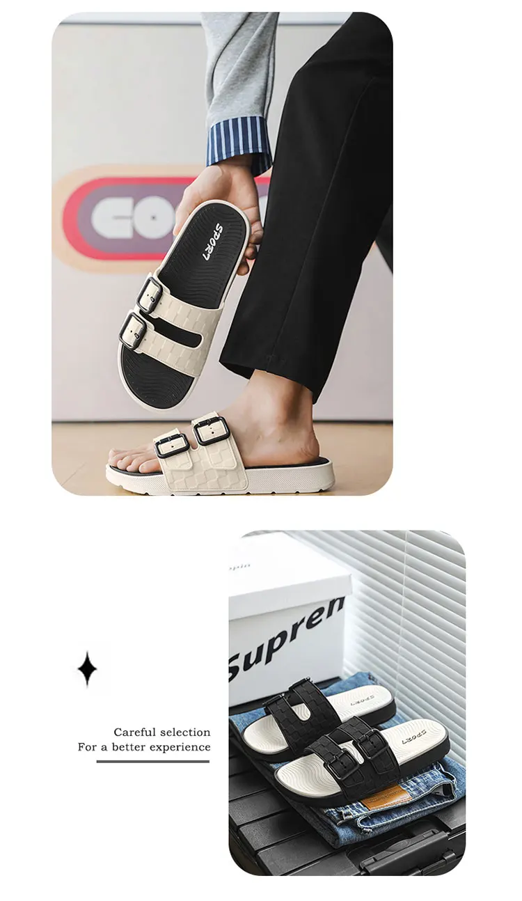 شباشب شاطئ صيفية للرجال صنادل مريحة تسمح بمرور الهواء خفيفة للغاية شباشب رجالية داخلية وخارجية مقاس كبير 46 47