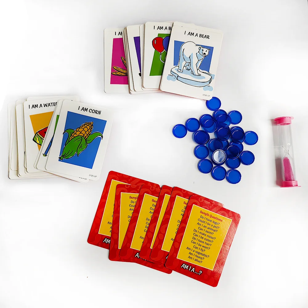 Guess Who I Am Hedbanz Game English Card Toy Parent Child Interactive English Guessing Game 4