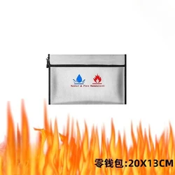 SecureShield™ Fireproof & Waterproof RFID Blocking Faraday Pouch for Anti - Theft Protection (20X13CM - White)