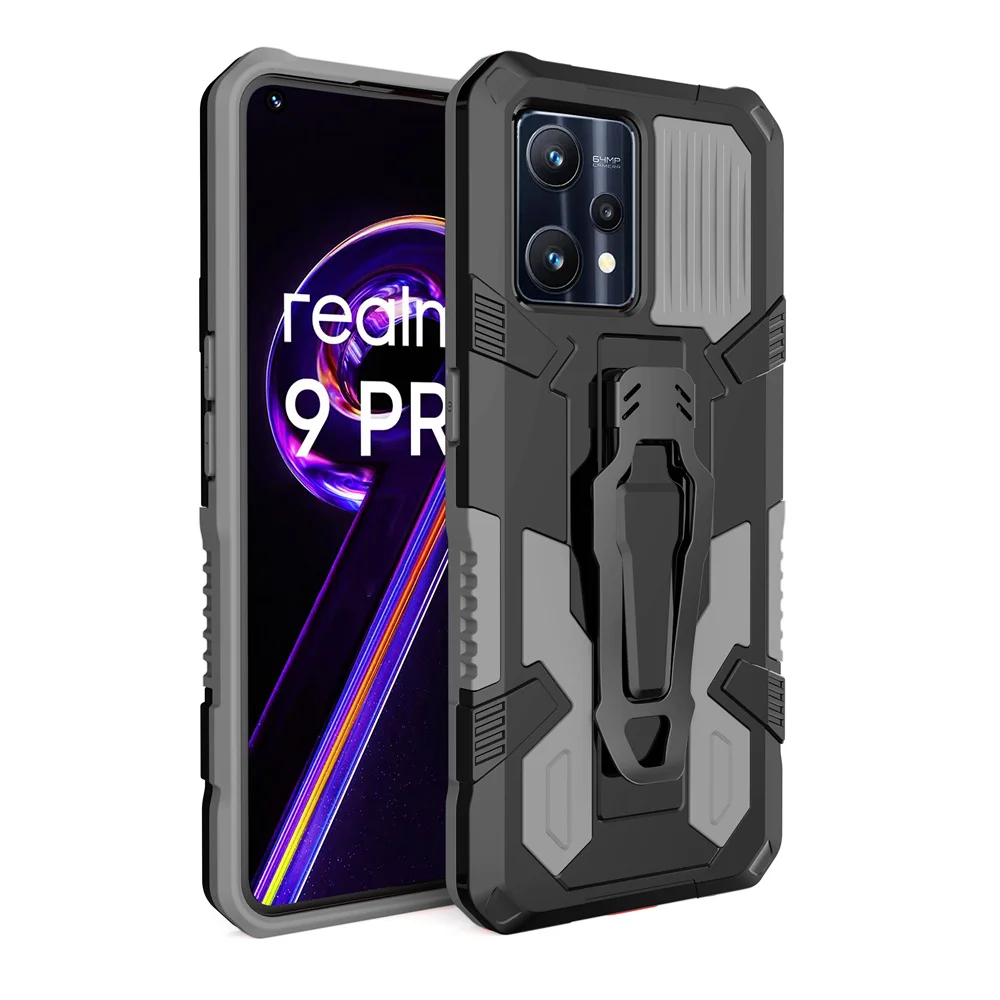 KEYSION Triecienizturīgs futrālis priekš Realme 9 Pro+ 9i Q5 C35 C31 Narzo 50 Pro 5G 50A Prime Back Clip Tālruņa vāciņš priekš OPPO A76 A96_voghion.com