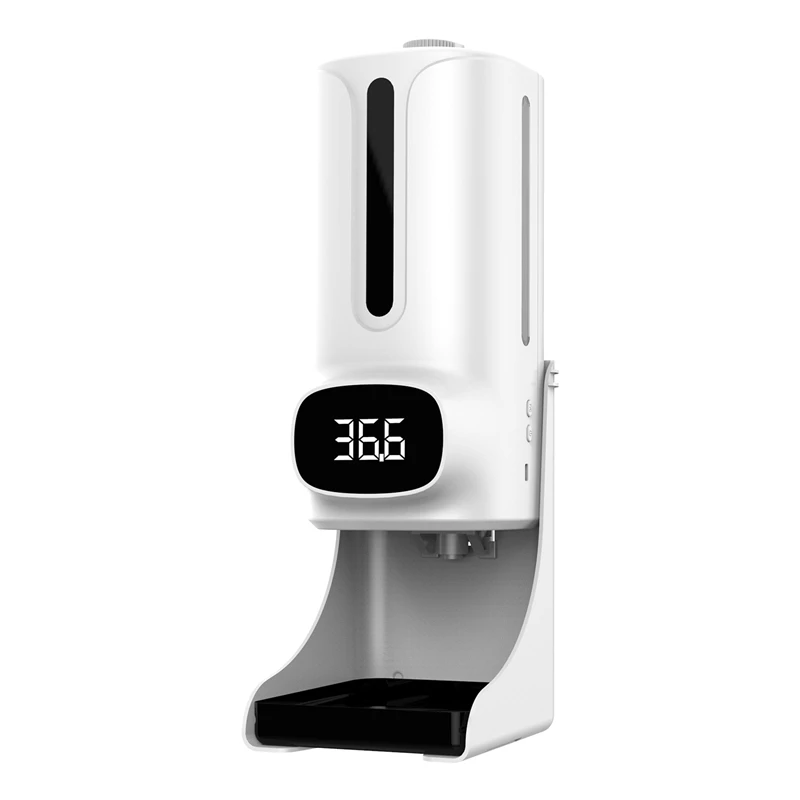 

Wall-mounted Soap Dispenser Thermometer Alarm Induction Disinfection All-in- Machine Office, Kitchen, Bedroom 2021