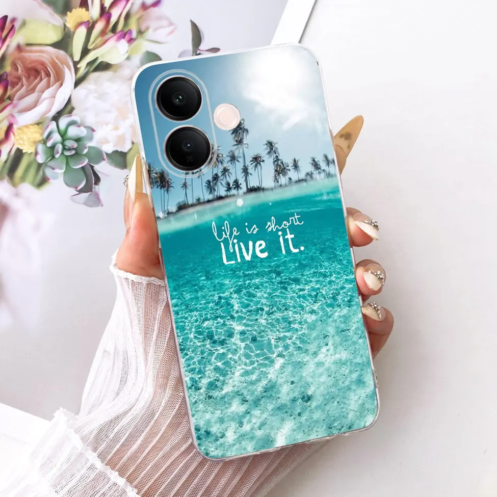 Clear Luxury Cute Cat & Butterfly Painted Case