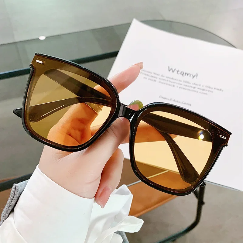 Occhiali Da Sole Polarizzati Kanastal UV400 - Stile Vintage Quadrato, Montatura Mezza Metallo/Resina - Foto 2