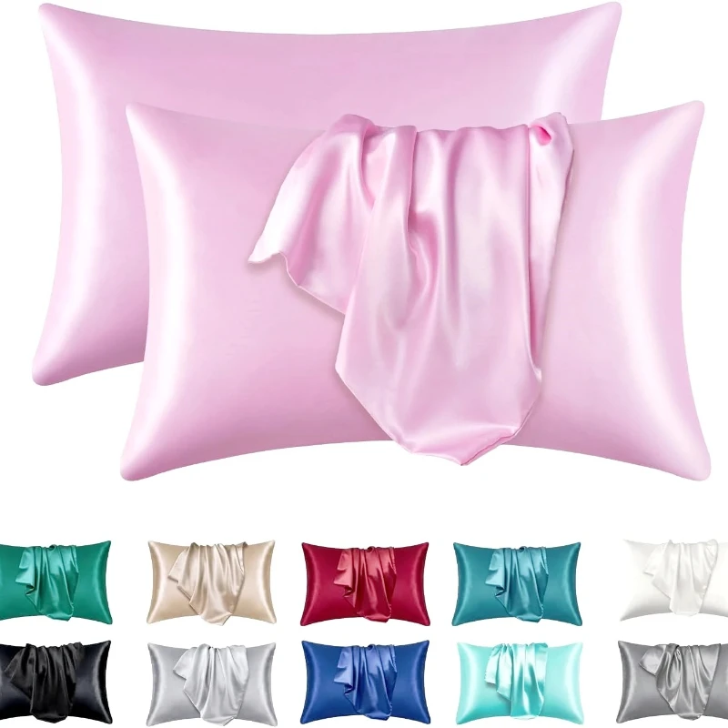 100% Natural Mulberry Silk Pillow Case Real Silk Protect Hair Skin Pillowcase Any Size Customized Bedding Pillow Cases Cov