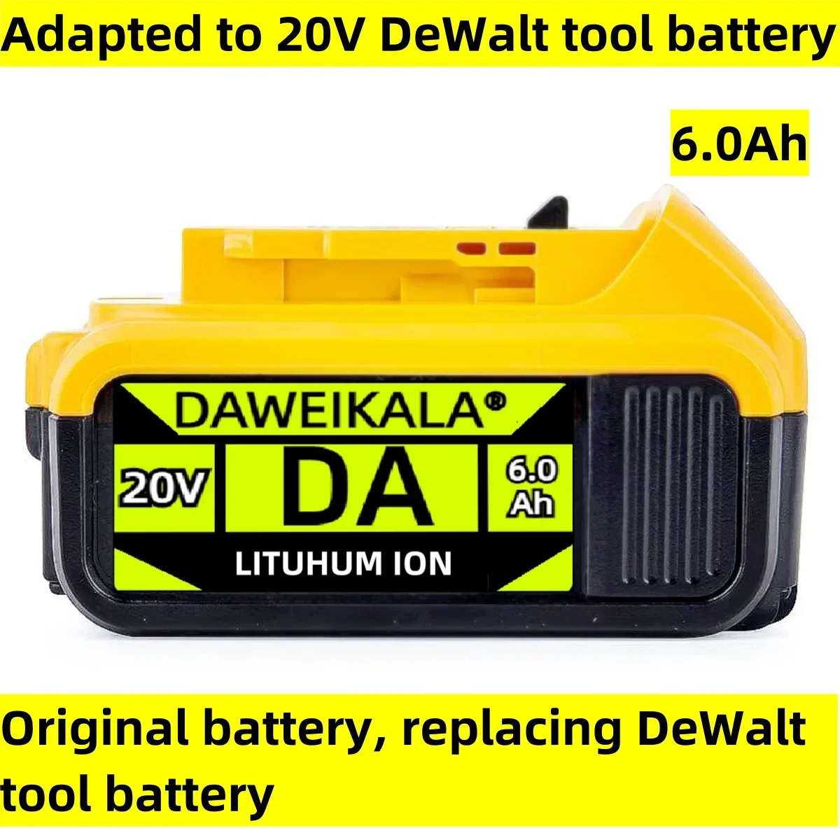 

for Dewalt 18V 20V power Tools rechargeable electric tool Accessories NEW DCB200 battery Lithium batteries Replace DCB200 DCB184