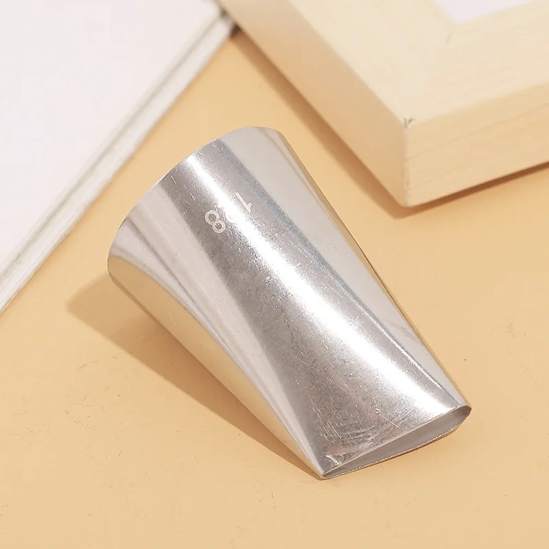 Cake Decorating Tools BCMJHWT #128 Drop Flower Piping Tip Large Size Cream Nozzle Decor Tip Icing Nozzle Cake Fondant Pastry Baking