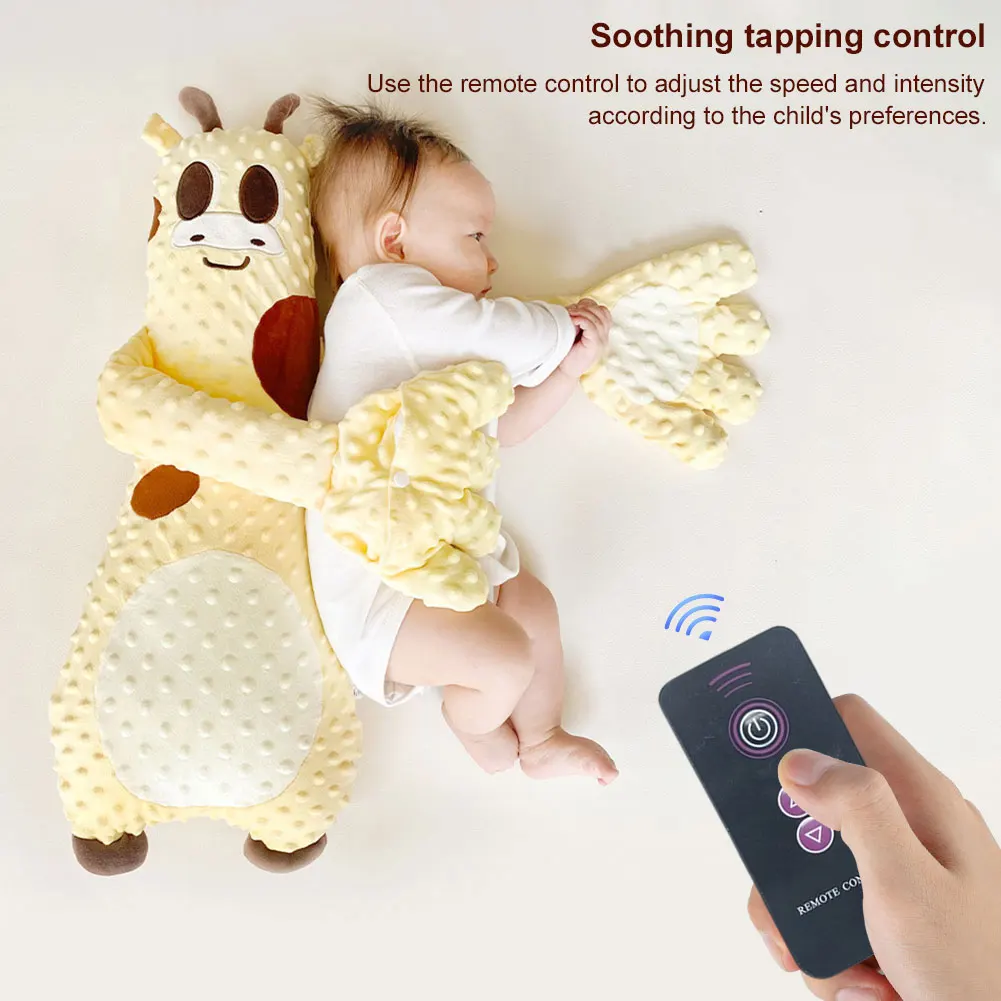 60cm Baby Patter For Sleep Baby Startle Prevention Sleep Aid Companion Automatic Palm Patting Sleeping Pillow Soothing Toys 4