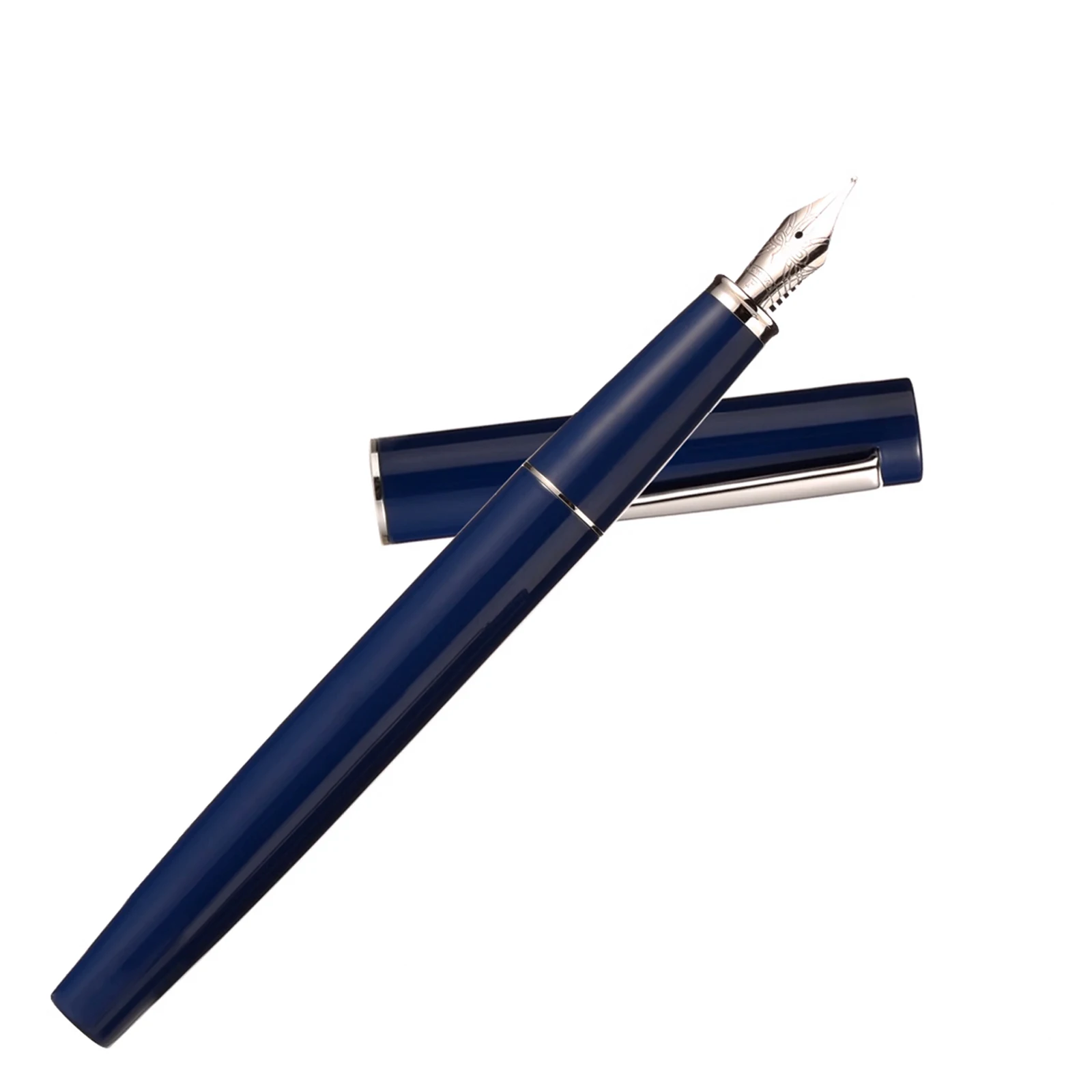 Hongdian C2 Mystery Explorer Classic Metal Fountain Pen EF/F Polished Plain Nib School Office Supplies student Writing Pen fountain pen