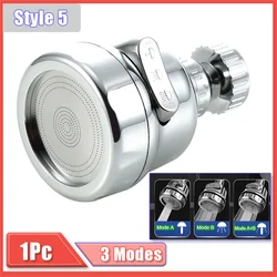 Universal Kitchen Faucet Adapter with 360° Rotation & Water-Saving Nozzle (3 Modes)