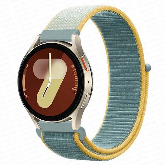 Versatile Nylon Loop Bracelet for Smartwatches - 22mm/20mm Band