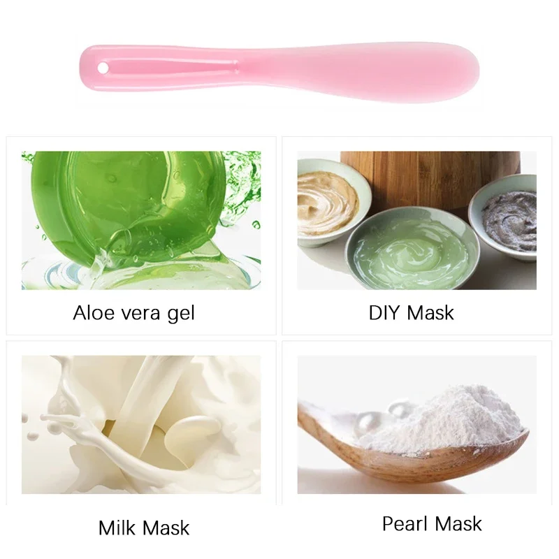 Large Size Plastic Facial Cream Mask Spatulas Cosmetic Skin Care Beauty Scoops Disposable DIY Mask Tool Fan Applicator Stick