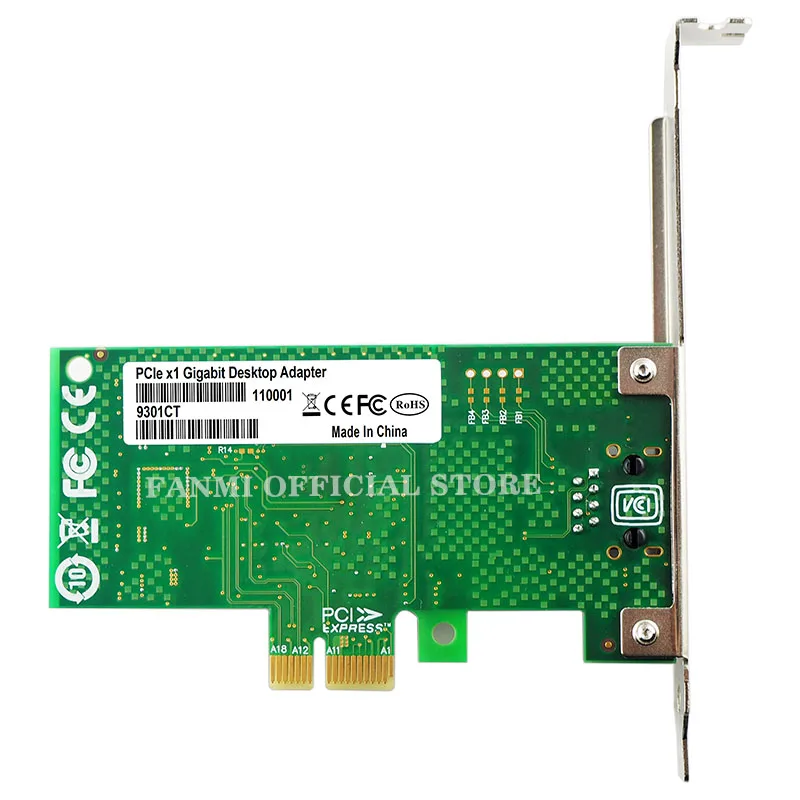 인텔 82583V 칩셋용 82583 랜 카드, 단일 포트 기가비트 이더넷 네트워크 어댑터, PCI-E x1