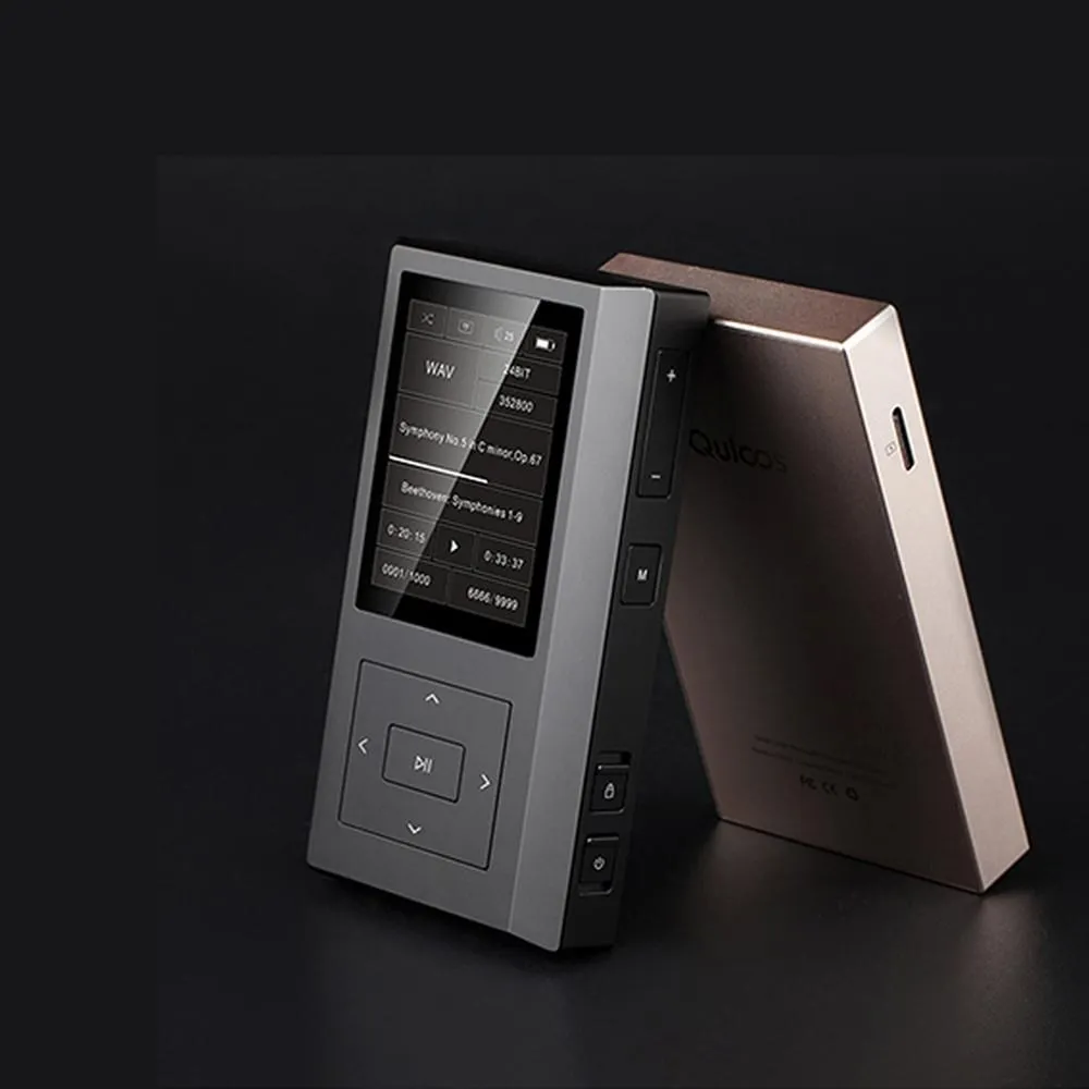 

Quloos QA361 Hi-Fi портативный плеер без потерь музыки, мастер-лента, чистый тон, mp3-плеер DSD, твердое решение AK4495SEQ