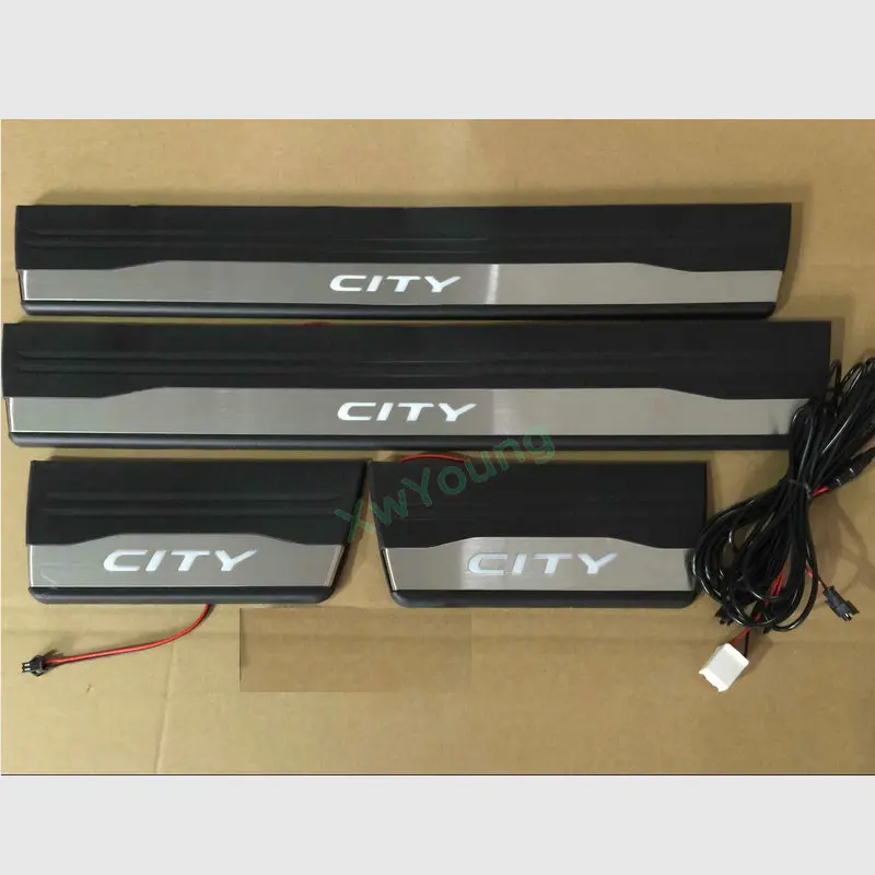 Led Dorpels Instaplijsten Scuff Plate Guard Sills Protector Trim Voor