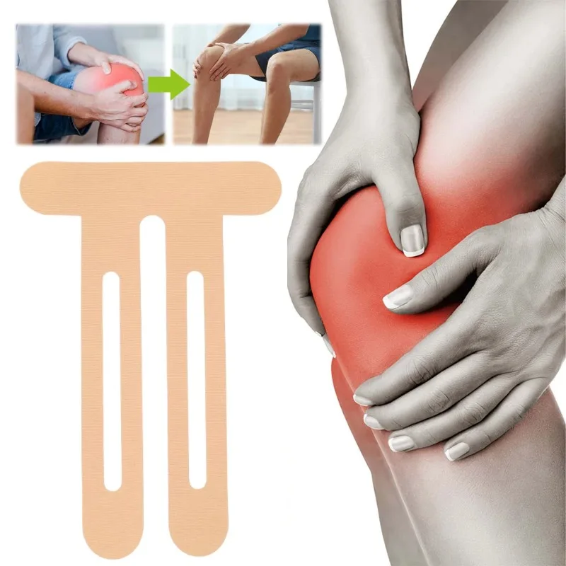 1/2PCS Kinesiology Tapes For Knees Waterproof & Breathable Sport Tape Elastic Adjustable Knee Elastoplast For Running Gym Hiking