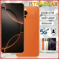 Hot New Ai 17 Pro Max Smartphone 5G 7.0HD 22G 2TB Android 15 Smart Mobile Phones 8000mAh Cell Phone Unlocked Dual Card SIM