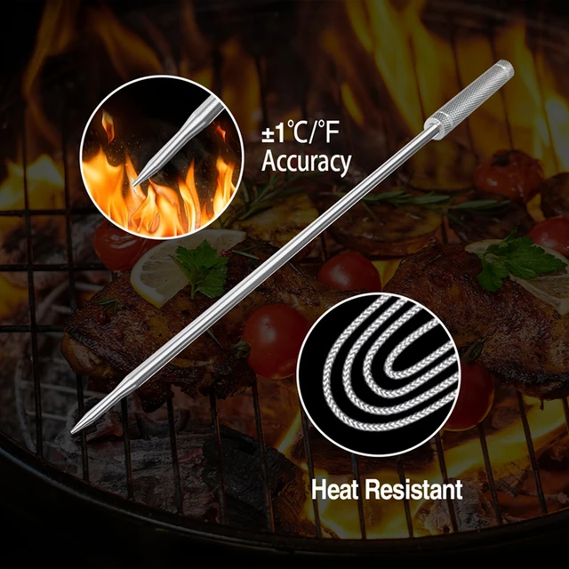 Grill Smoker BBQ Cooking Food Thermometer Digital Wireless Meat Thermometer  For Grilling Smoking With 4 Probes - AliExpress