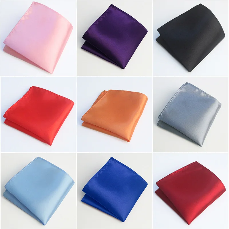 

Men's Suit Shirt Pocket Towel Multi-color Wedding Banquet Business Solid Color Small Square Chest Towel