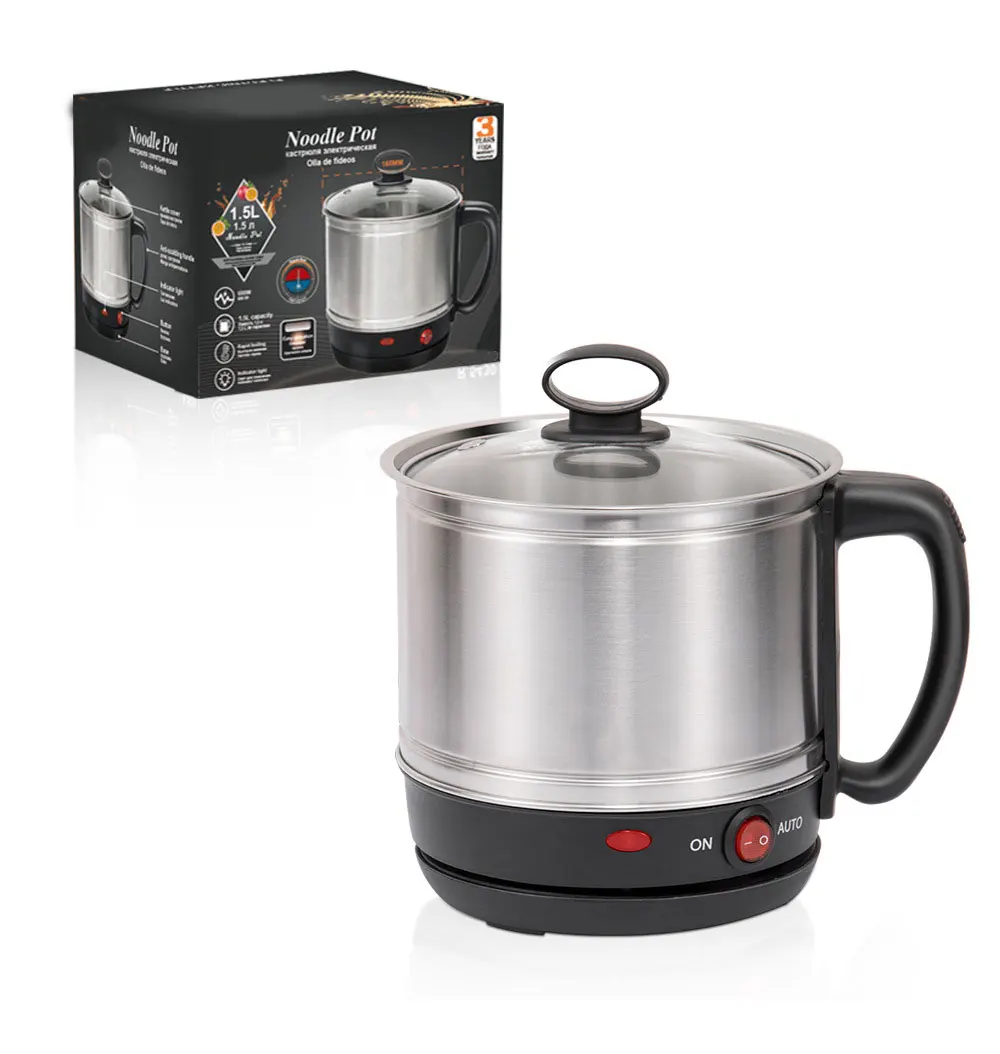 Description Picture 3 of itemPortable Electric Cooker Saucepan Cooking Shabu Pot Hot Pot Mini Electric Pan Small Ramen Pot Heated Mug Heating Boiling Cup