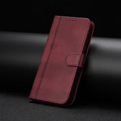Elegant Leather Wallet Phone Case - Premium Protection and Style - Galaxy A04 (Wine red-(YB - 16))