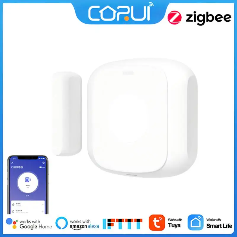 

CORUI ZIGBEE Door And Window Entry Sensor Security Alarm Burglar Smart Home Warning System Automation Modules