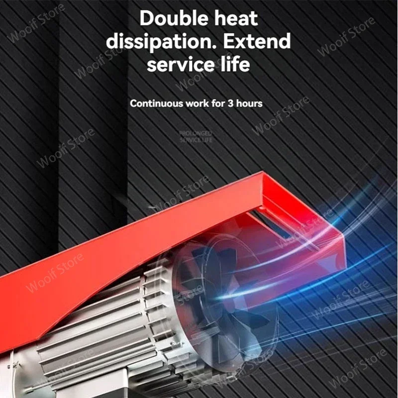 300KG Electric Hoist 220V Crane Household Small Lift Hoist Portable Remote Control Crane With Wire