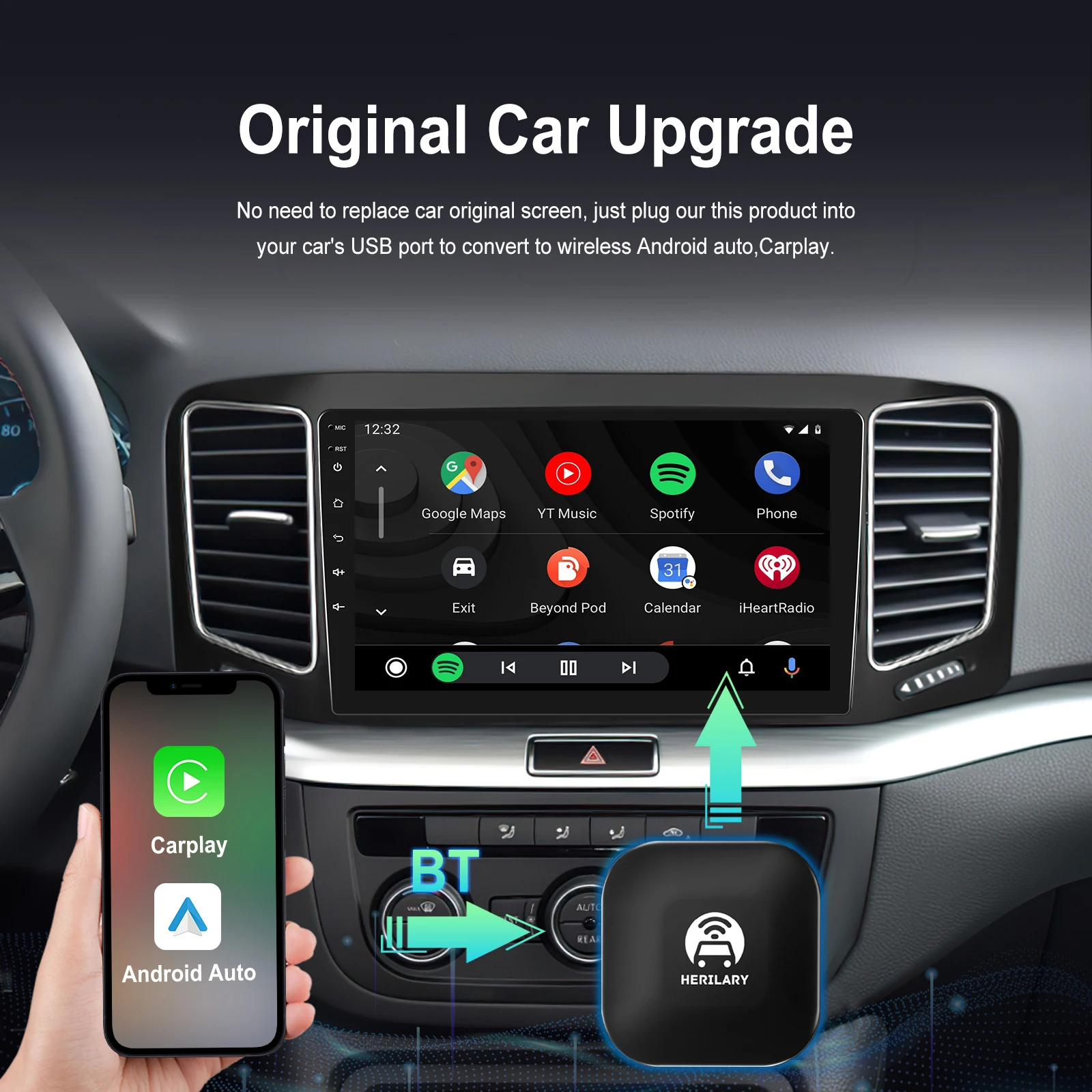 Беспроводной адаптер carplay ai box android auto. Беспроводной адаптер carplay ai box android auto
