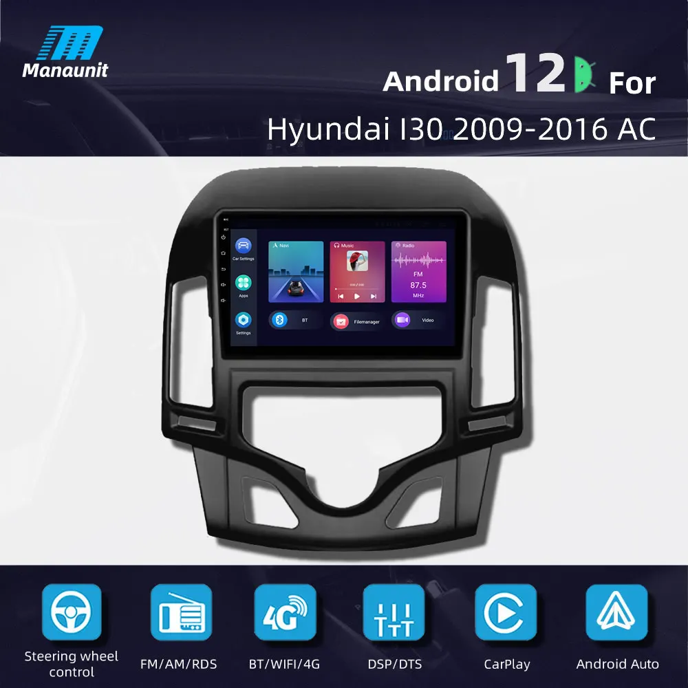 

Автомагнитола 9 дюймов для Hyundai I30 AC 2009-2013 2014 201 2016 WIFI 4G Мультимедийный видеоплеер навигация GPS 2Din DVD стерео головное устройство