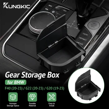 Organizer per Console Centrale, Vassoio Portaoggetti per BMW Serie 2 3 4 X3 X4 X5 X6 F40 G20 G26 G01 G02 G05 G06 G07 i4 M4, Accessori Auto