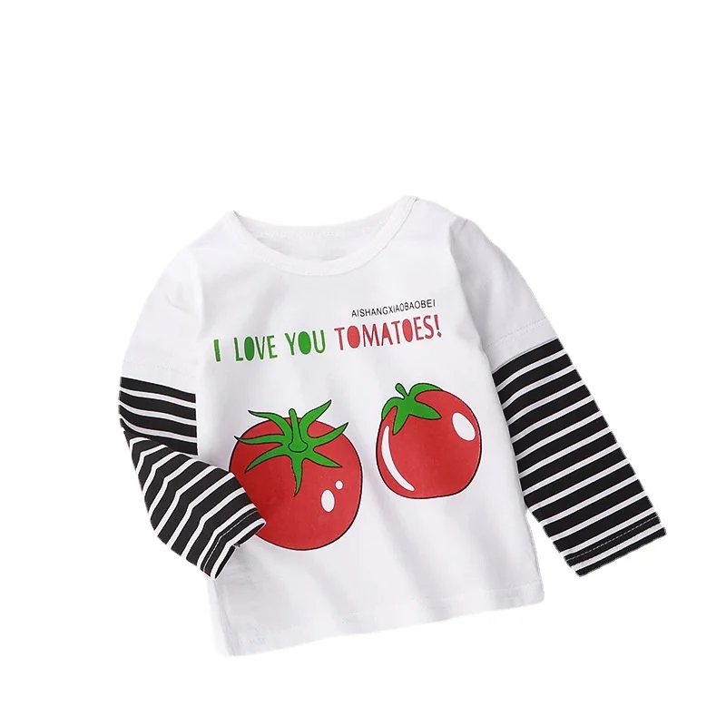 2019 Kids Baby Girls Boys Popular T-shirt Long Sleeve Kids Tops Cotton Children's Tops Dragon Print Toddler Girl Winter Clothes T-Shirts best of sale T-Shirts