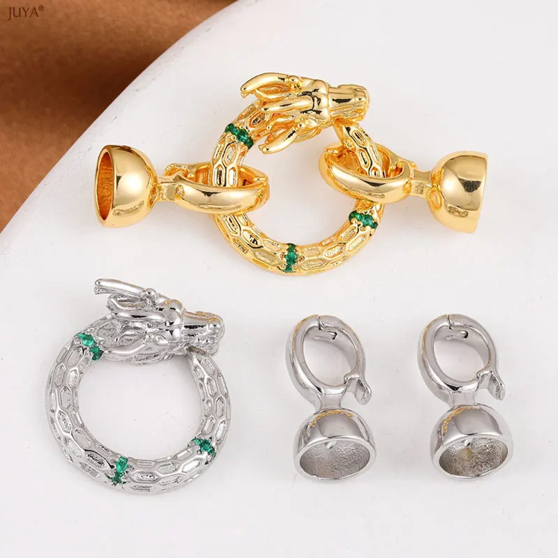 JUYA Neue Natürliche Zirkon Abnehmbare Verschlüsse Verschlüsse Stecker Für Schmuck Machen Zubehör DIY Handarbeiten Perlen Armband – Detail 6