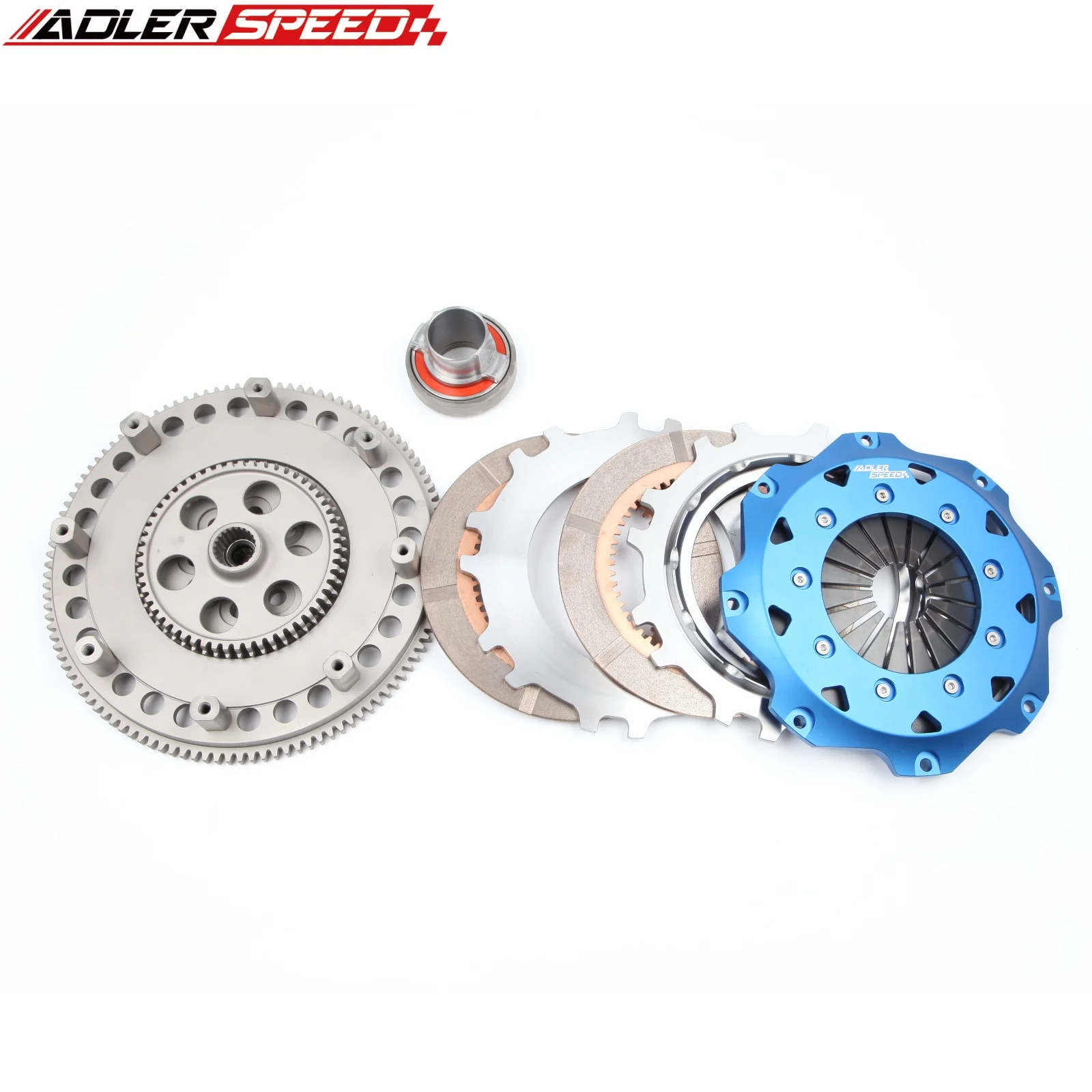 04-05년식 BMW 325 330 530 E46 E60 E83 E85 E86 X3 Z4 M54 6단 ADLERSPEED 8.5인치(215mm) 레이스 클러치 키트 트윈 디스크 + 플라이휠
