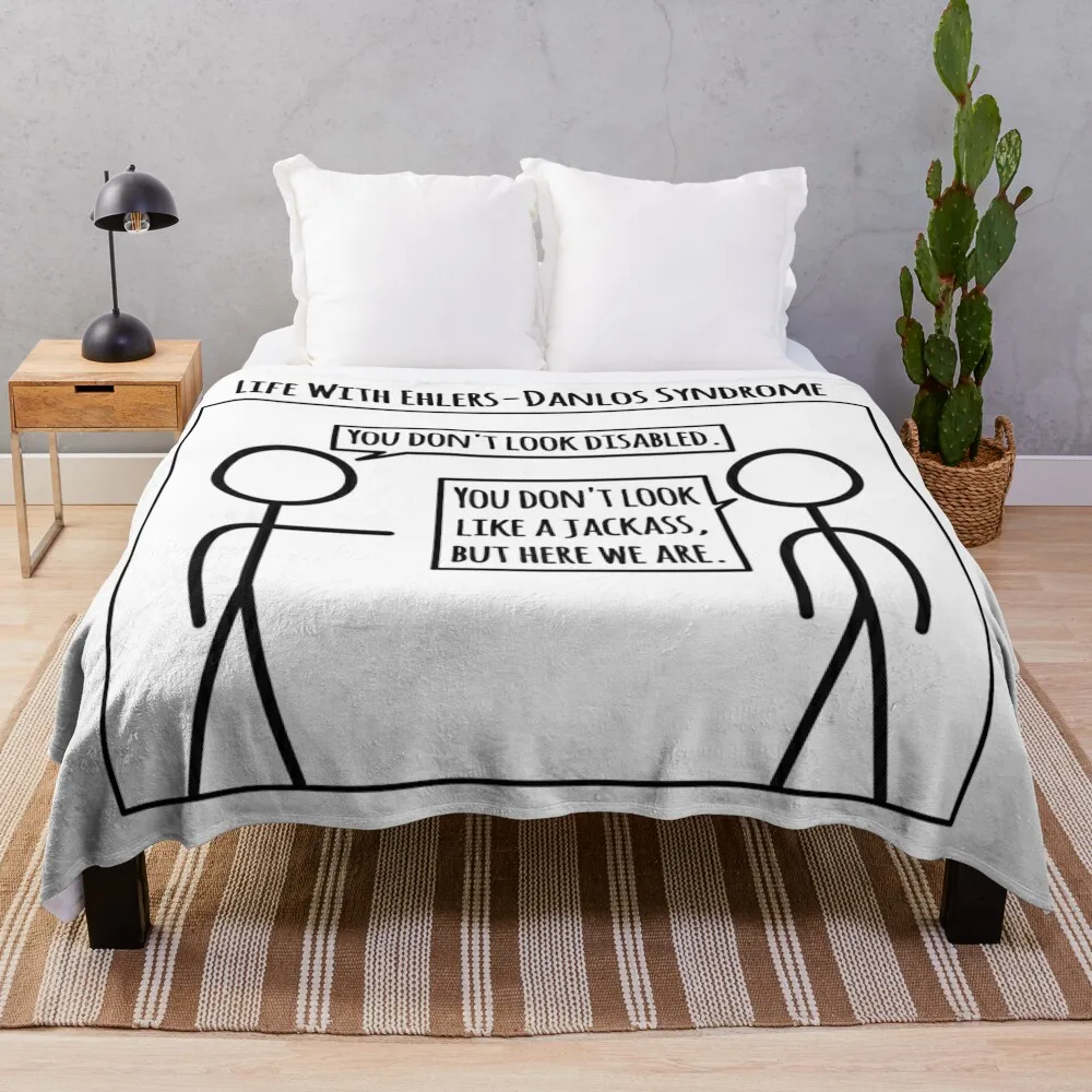 LifeWithEhlersDanlosSyndromeTheJackassThrowBlanketDecorative