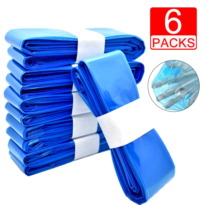 6pcs Bady Diaper Refill Bags For Twist&click For Sangenic Tommee Tippee For Angelcare Trash Bucket Replacement Liner Garbage Bag