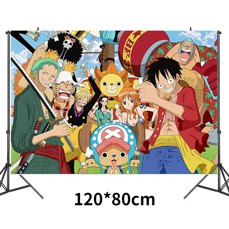 Anime Pirate One Piece Birthday Party Décoration Ninja Sea Wolf