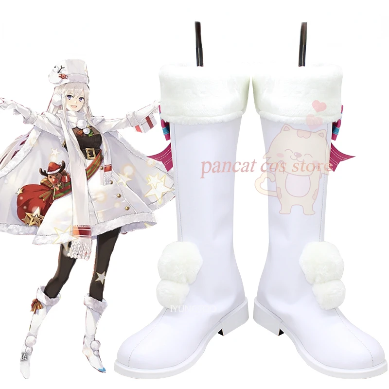 

Azur Lane Atago Cosplay Shoes Comic Anime Game Cos Long Boots Cosplay Costume Prop Shoes for Con Halloween Party