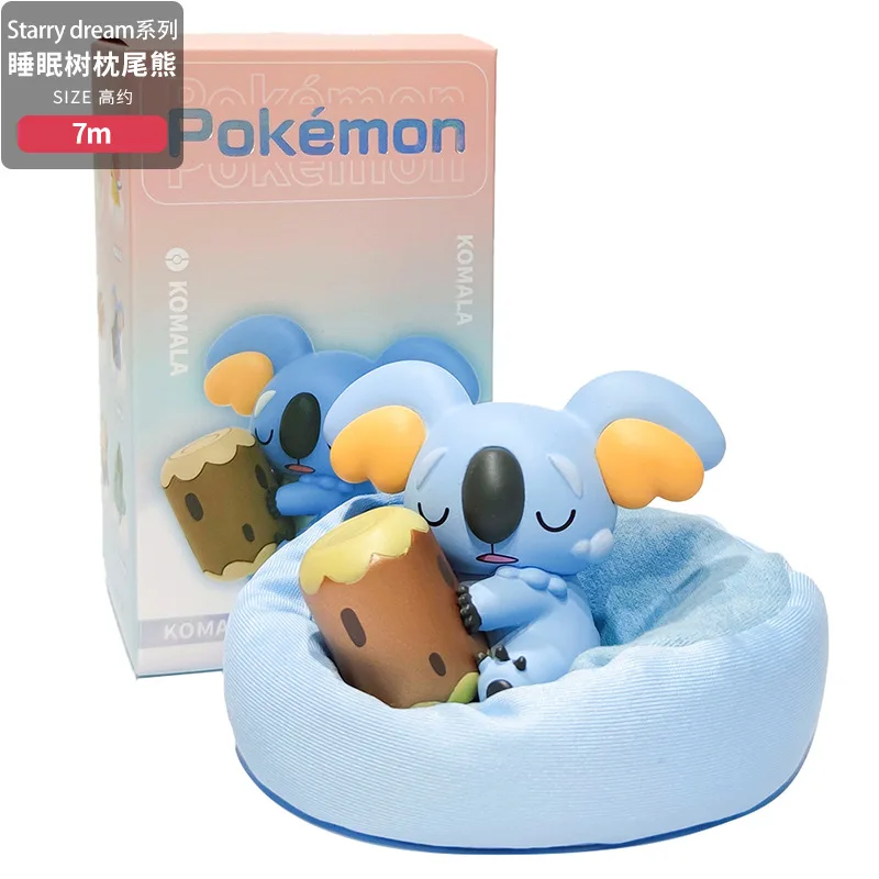 Pokemon Starry Dream Series Sleeping Mini Creative Action Figures 5-7CM Pikachu Eevee Komala Bulbasaur Snorlax Model Kids Toys