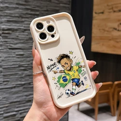 Cartoon Soccer Stars Phone Case Cover for Motorola Moto E32 (JTW - 7E681313J1)