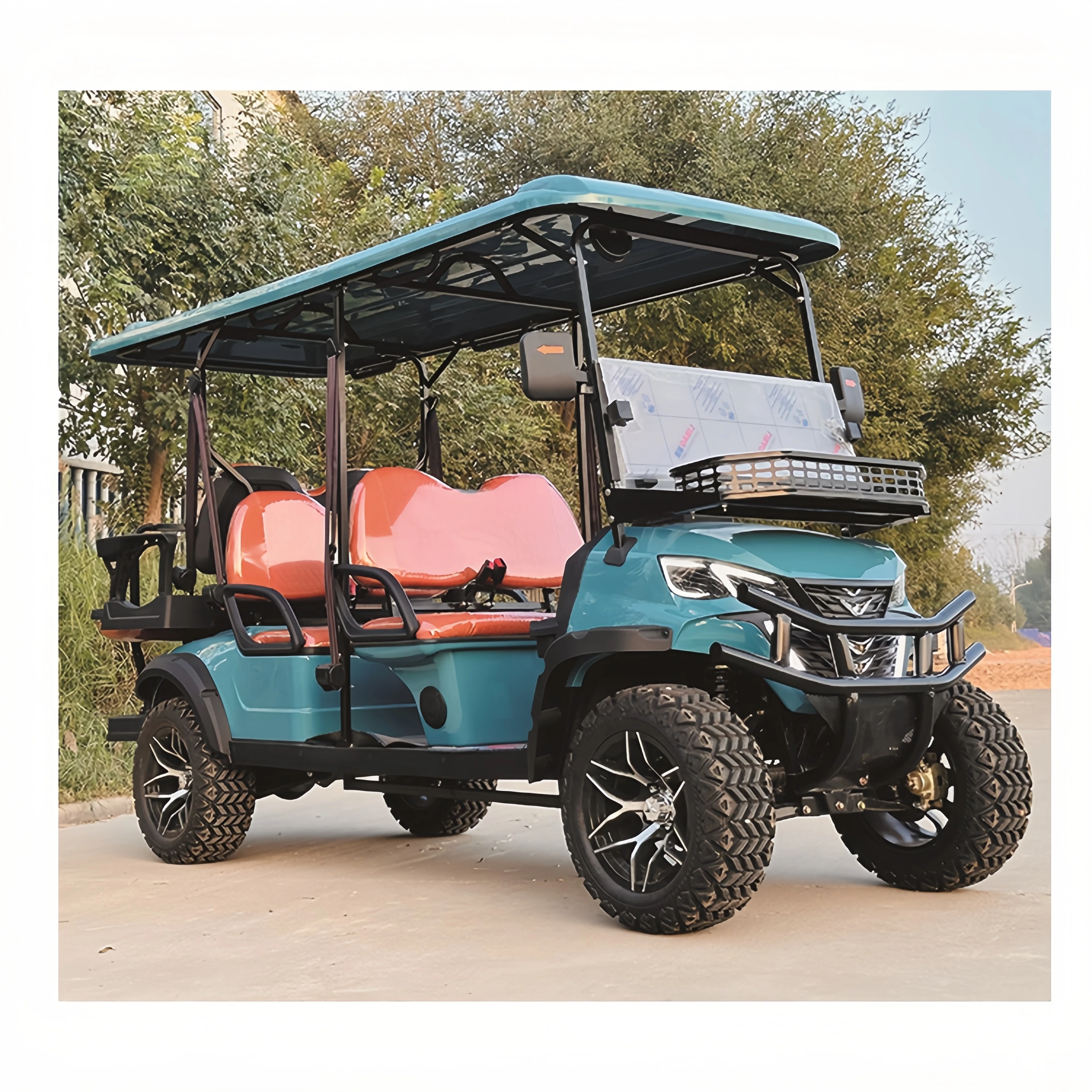 Cheap Chinese golf carts for sale electric cart cars lithium 72V battery 6 seater price club car 48 volt batteries